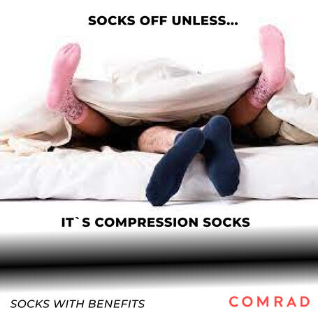 Ad selling compression socks